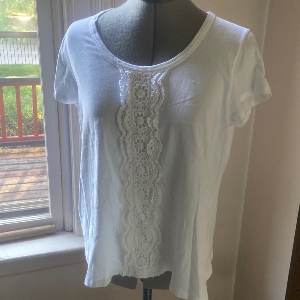 Burberry Brit Women’s Size M White cotton shirt